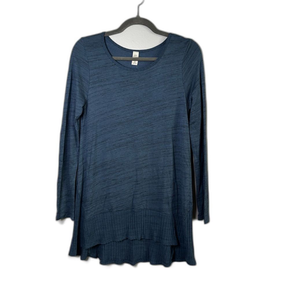 NWT Blue Long Sleeve Tunic Top | Lazy Sunday | Small
